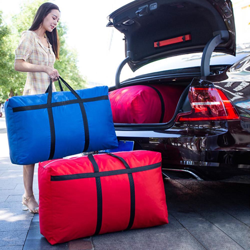 Túi Xách Dung Tích Cực Lớn Có Dây Kéo Vải Oxford Có Thể Gập Lại