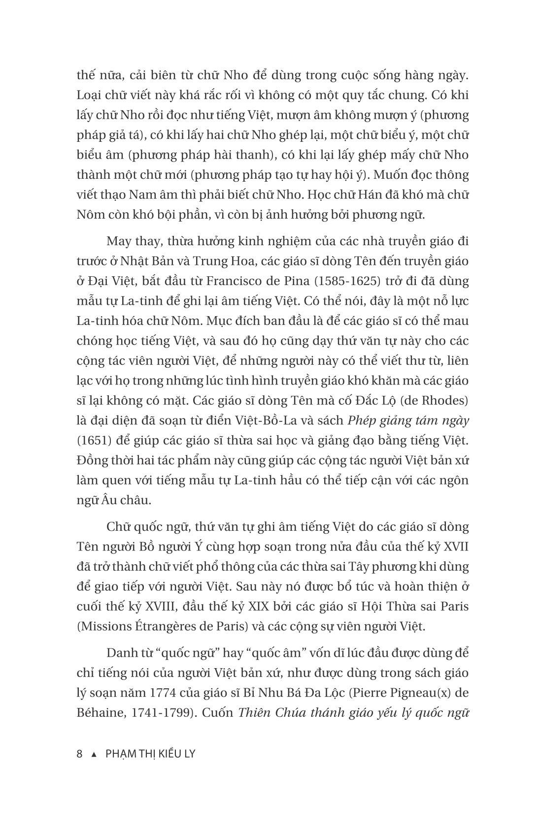 Lịch Sử Chữ Quốc Ngữ 1615-1919