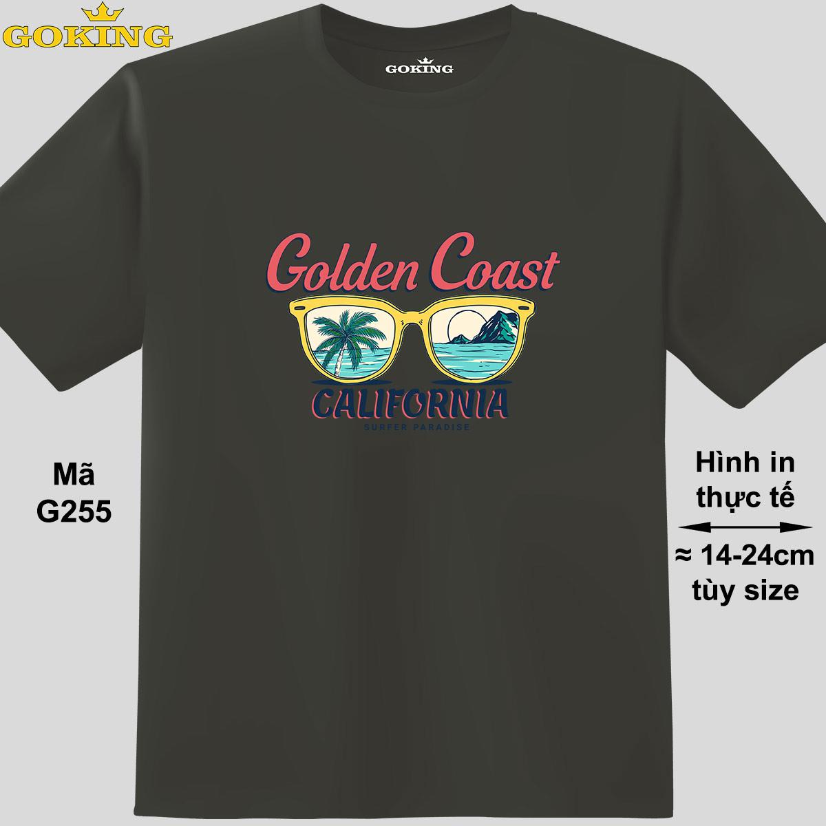 Golden Coast, mã G255. Hãy tỏa sáng như kim cương, qua chiếc áo thun Goking siêu hot cho nam nữ trẻ em, áo phông cặp đôi, gia đình, đội nhóm