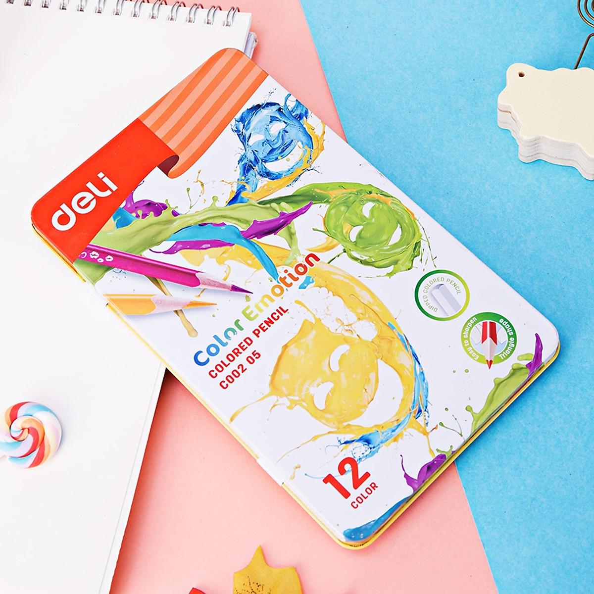 Hộp 12 Bút Chì Màu - Deli C00205