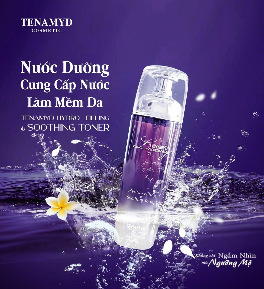 Nước Dưỡng Cung Cấp Nước Làm Mềm Da TENAMYD Luxury Hydro-Filling &amp; Soothing Toner 140ml