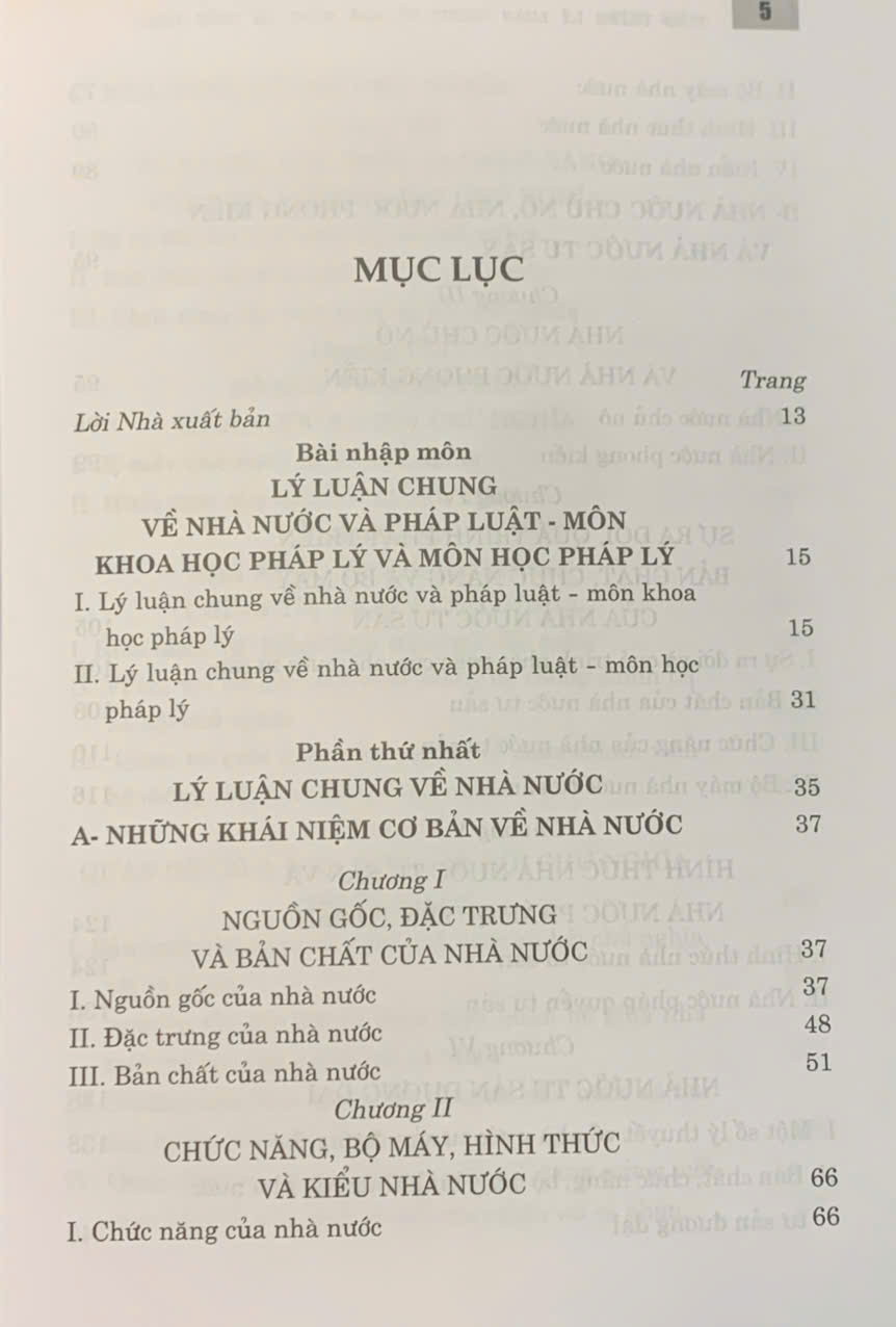 Giáo Trình Lý Luận Chung Về Nhà Nước Và Pháp Luật (Dành Cho Đào Tạo Đại Học, Sau Đại Học Và Trên Đại Học Ngành Luật) (Tái bản lần thứ tư, có chỉnh sửa, bổ sung)