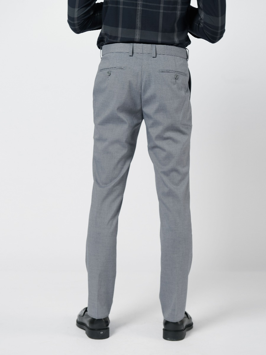 OWEN - Quần âu nam Owen Slimfit có cạp tăng đơ co dãn (dáng ôm) màu XÁM GHI