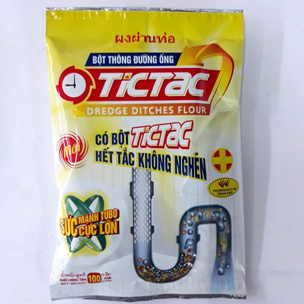 COMBO 6 GÓI BỘT THÔNG CỐNG TICTAC THÔNG NHANH TRONG 3 PHÚT