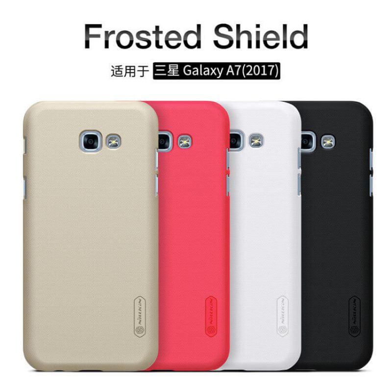 Ốp Lưng Sần chống sốc cho Samsung Galaxy A7 2017 hiệu Nillkin Super Frosted Shield - Hàng Chính Hãng