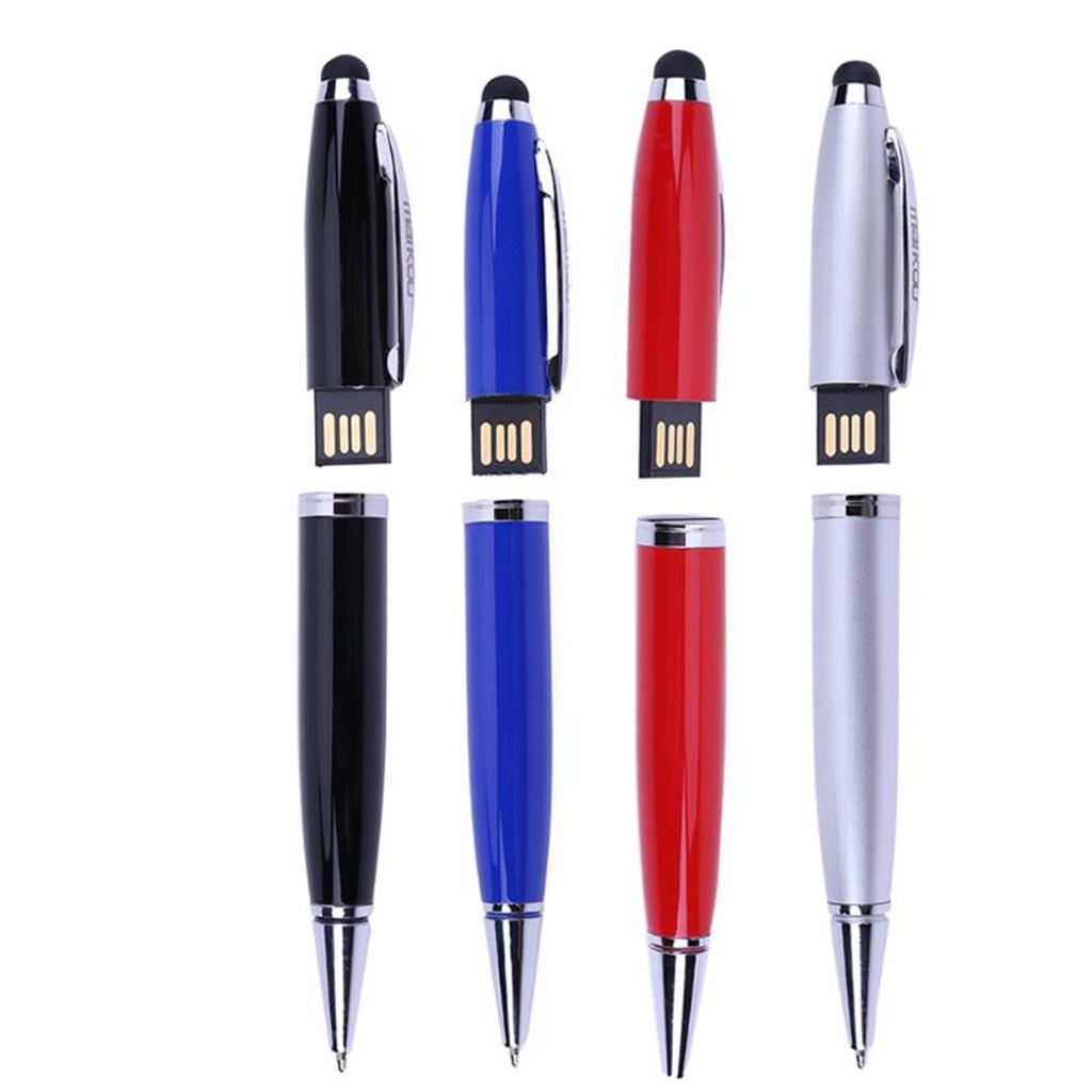 Multi Function 64GB USB Flash Drive Ballpoint Pen Capacitive Touch Stylus