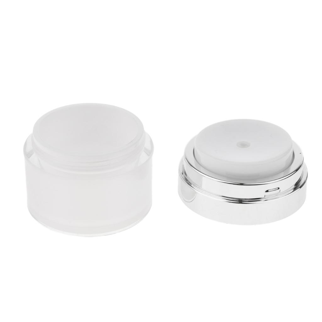 Empty Acrylic Face Cream Container Makeup Jars Cosmetic Pot for Travel 50g