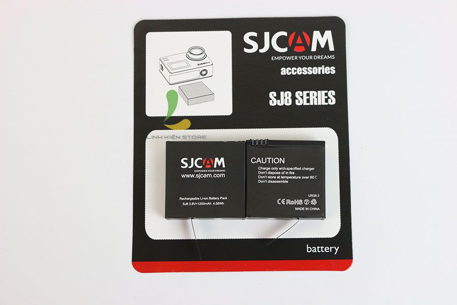 Pin dự phòng cho camera hành trình SJCAM SJ8 - Hàng chính hãng