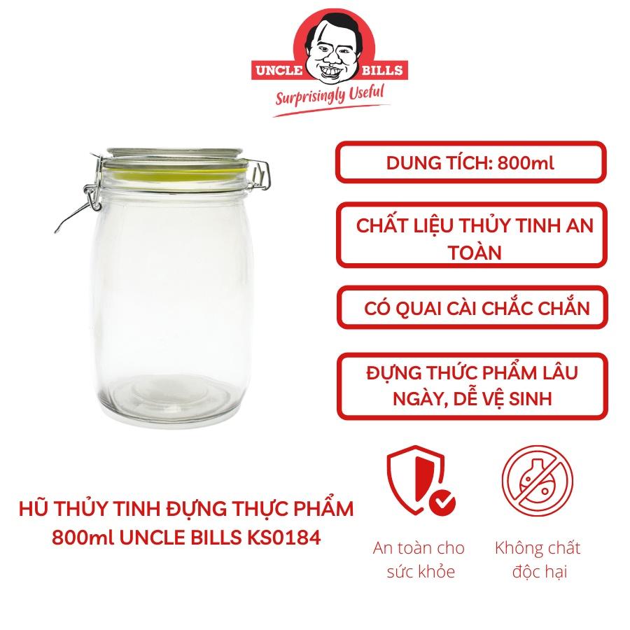 Hũ đựng thủy tinh Uncle Bills KS0184 800ml