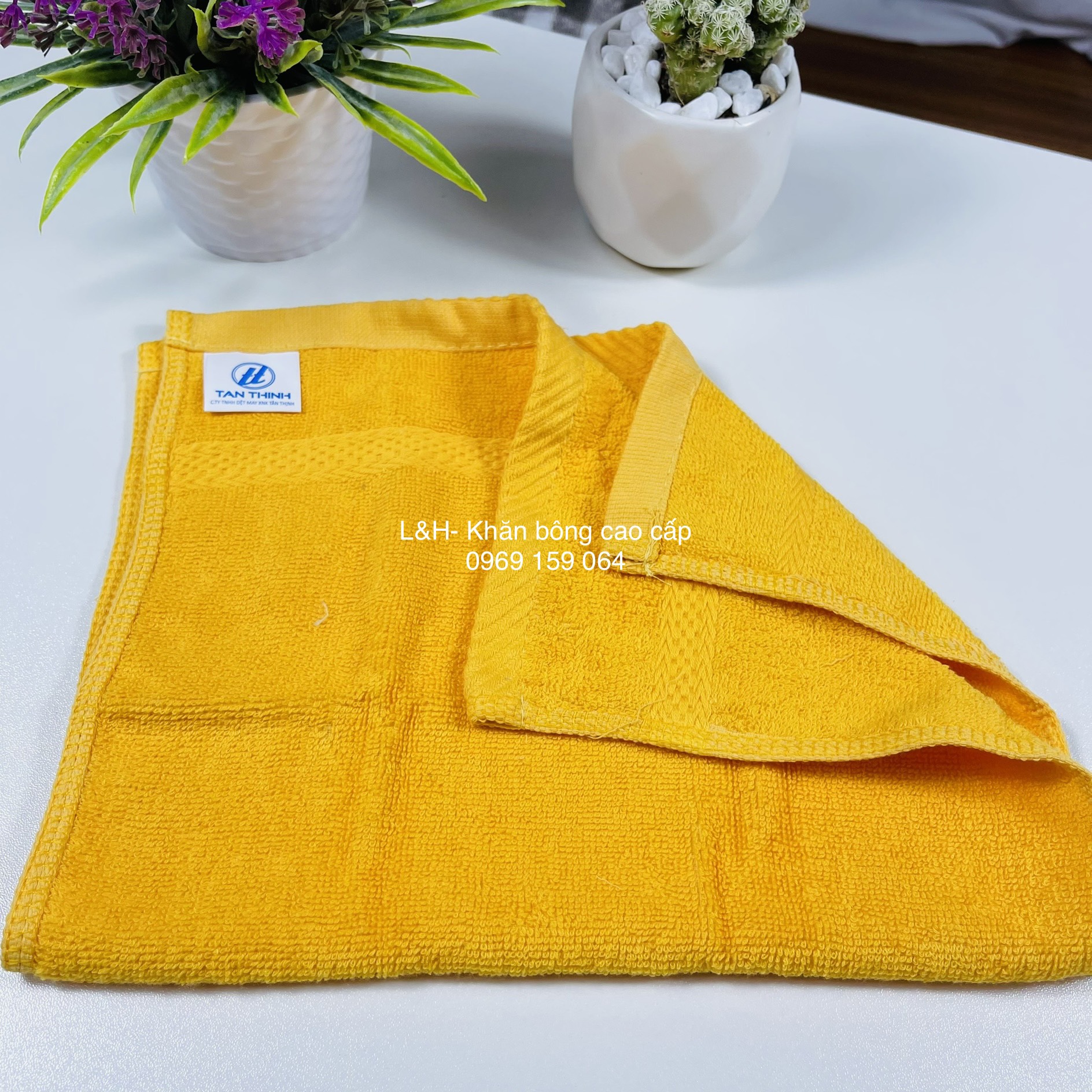 Khăn mặt màu Tân Thịnh, kt 30x50cm