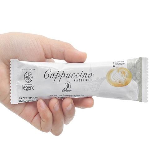 Combo 2 Hộp Cà Phê Cappuccino Hazelnut Trung Nguyên Legend - Hạt Phỉ (12 gói x 18g - Ít ngọt, thơm, béo)