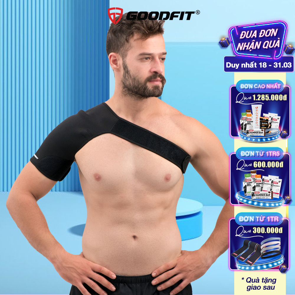 Đai bảo vệ, cố định khớp vai có điều chỉnh GoodFit GF702S  - Phải