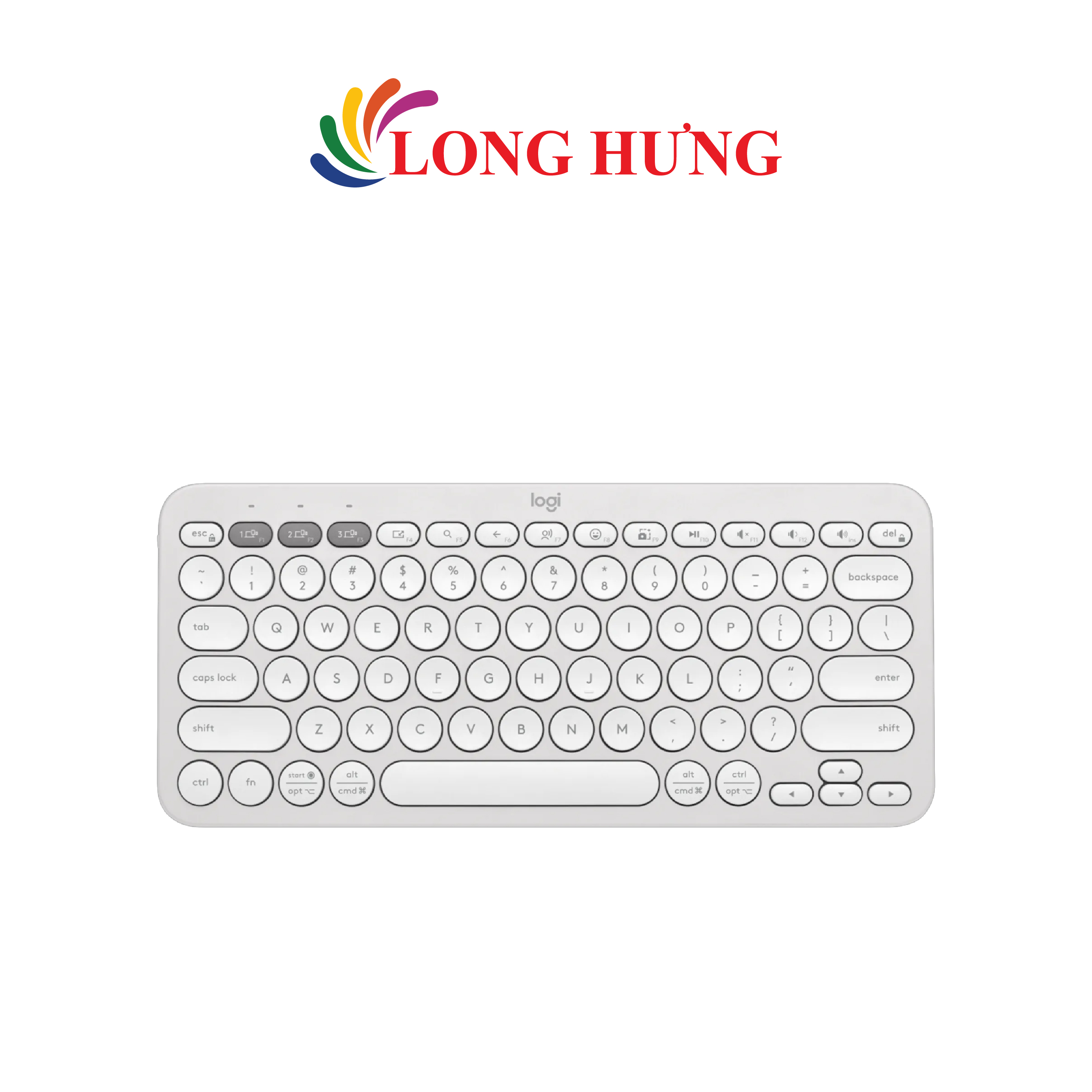 Bàn phím không dây Logitech Pebble Key 2 K380S - Hàng chính hãng