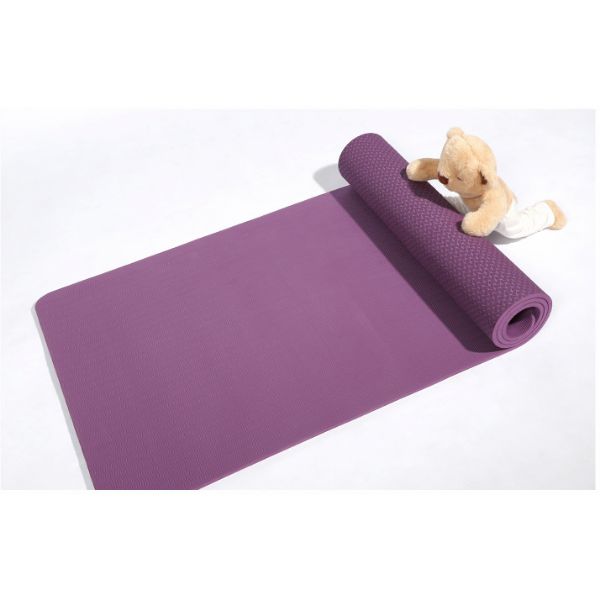 Thảm tập YOGA Cao Cấp  TPE 1 lớp - 6mm siêu bám, siêu đẹp