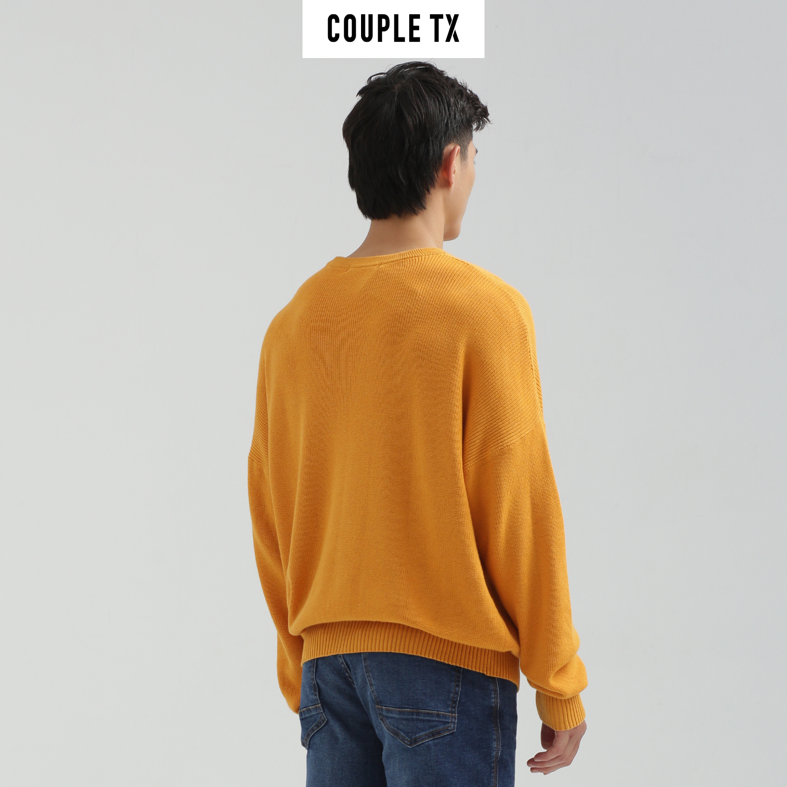 COUPLE TX - Áo Sweater Dệt Graphic Nam MSW 1009