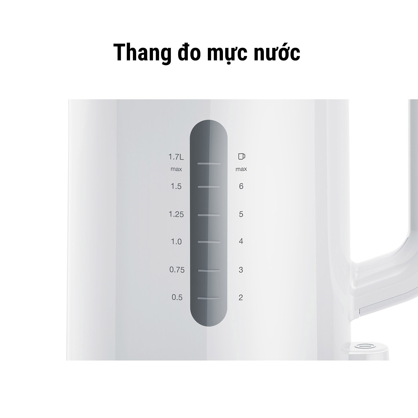 Ấm siêu tốc Braun WK1100WH-Hàng chính hãng