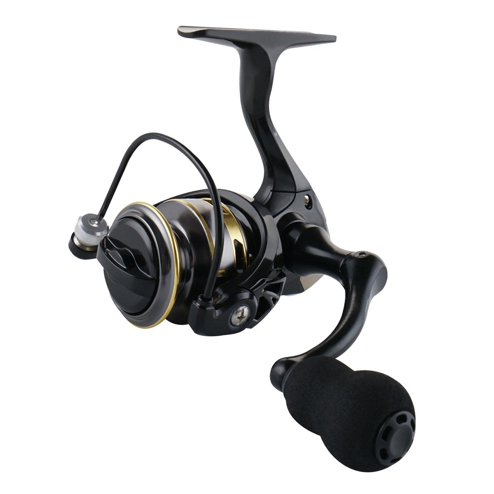Fishing Reels with Lines 5.2:1 Freshwater Saltwater Mini Hand Reel