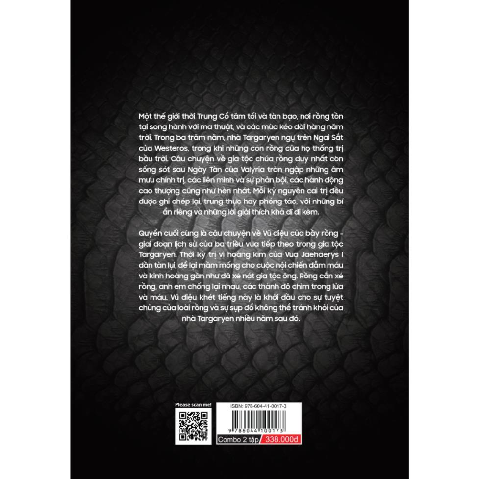 Lửa Và Máu ( Tập 1 + 2 ) - George R.R Martin  - Bản Quyền
