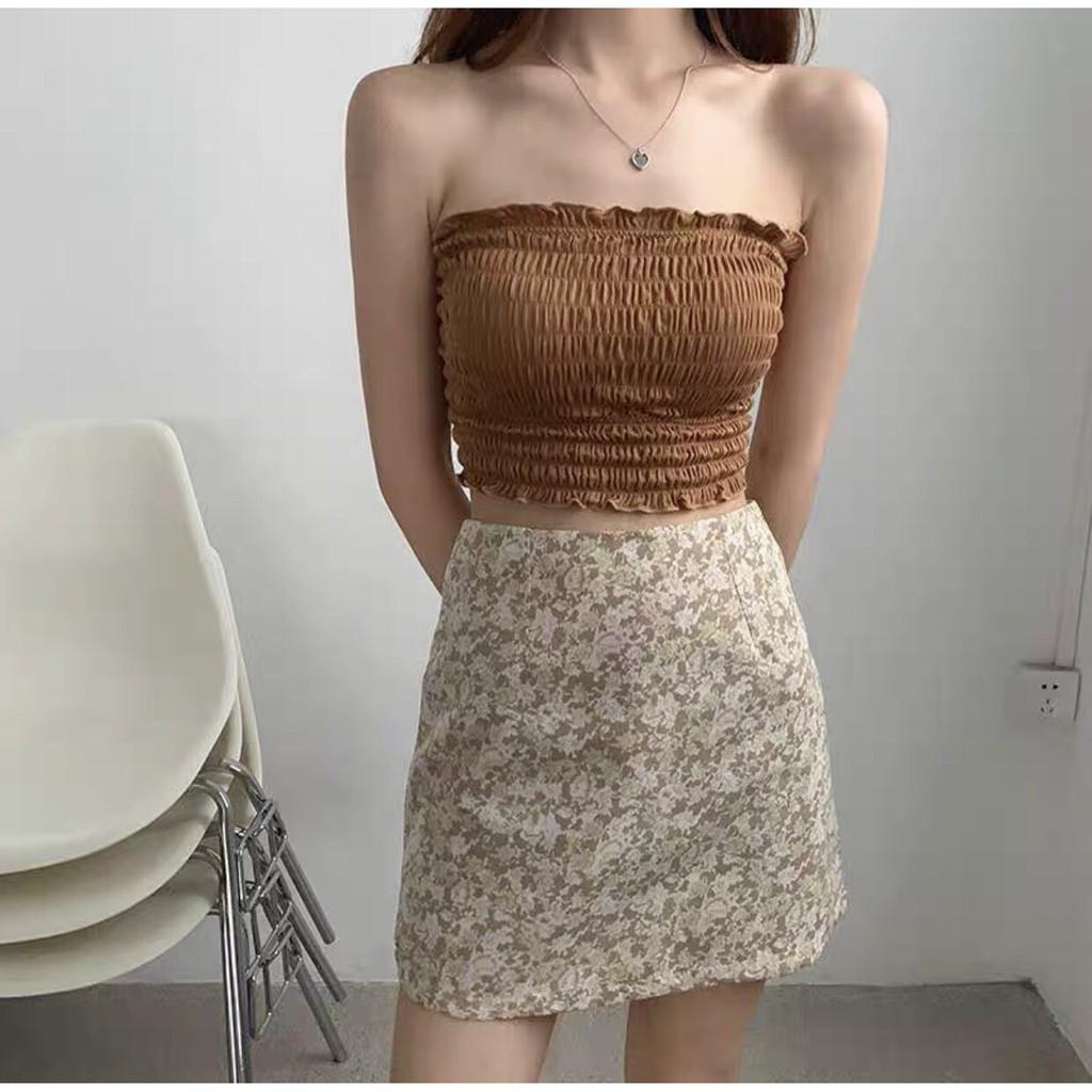 Áo ống nude - kèm ảnh thật A5080