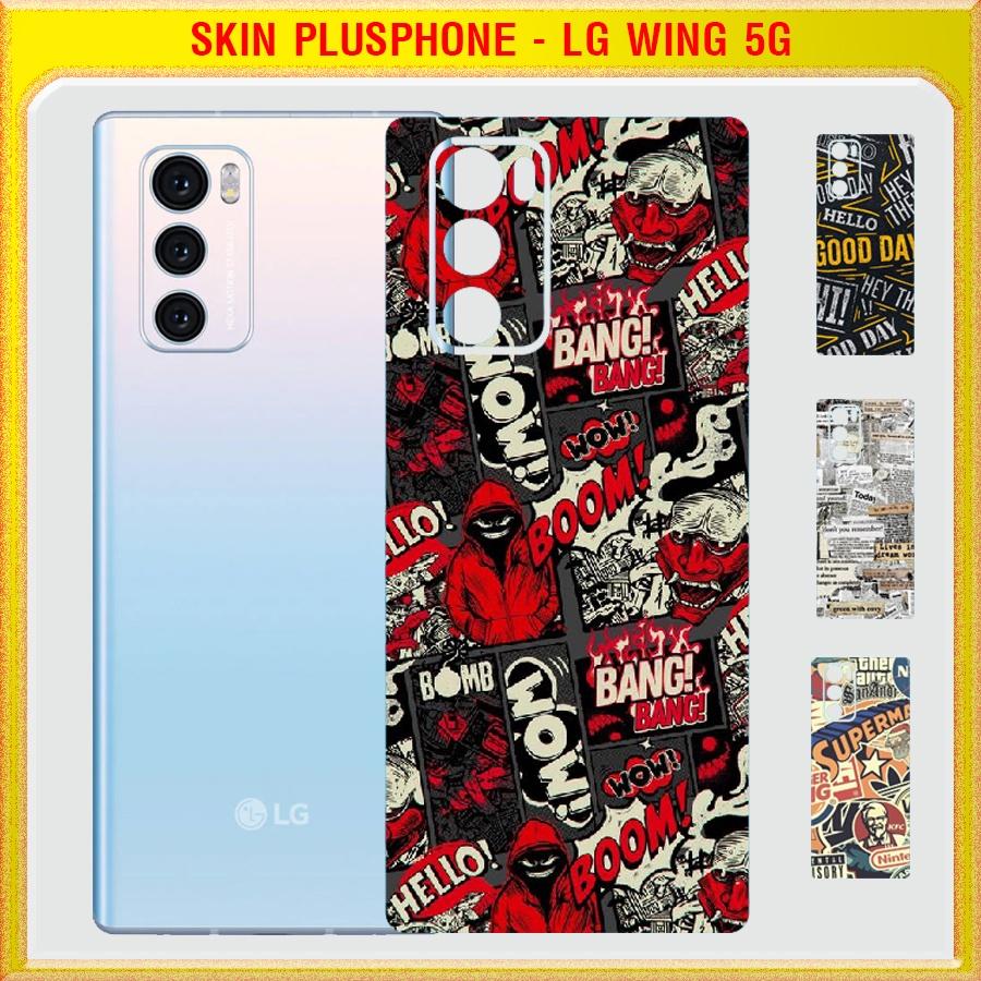 Dán Skin cho điện thoại LG Wing 5G in hình nhiều mẫu hot, độc lạ