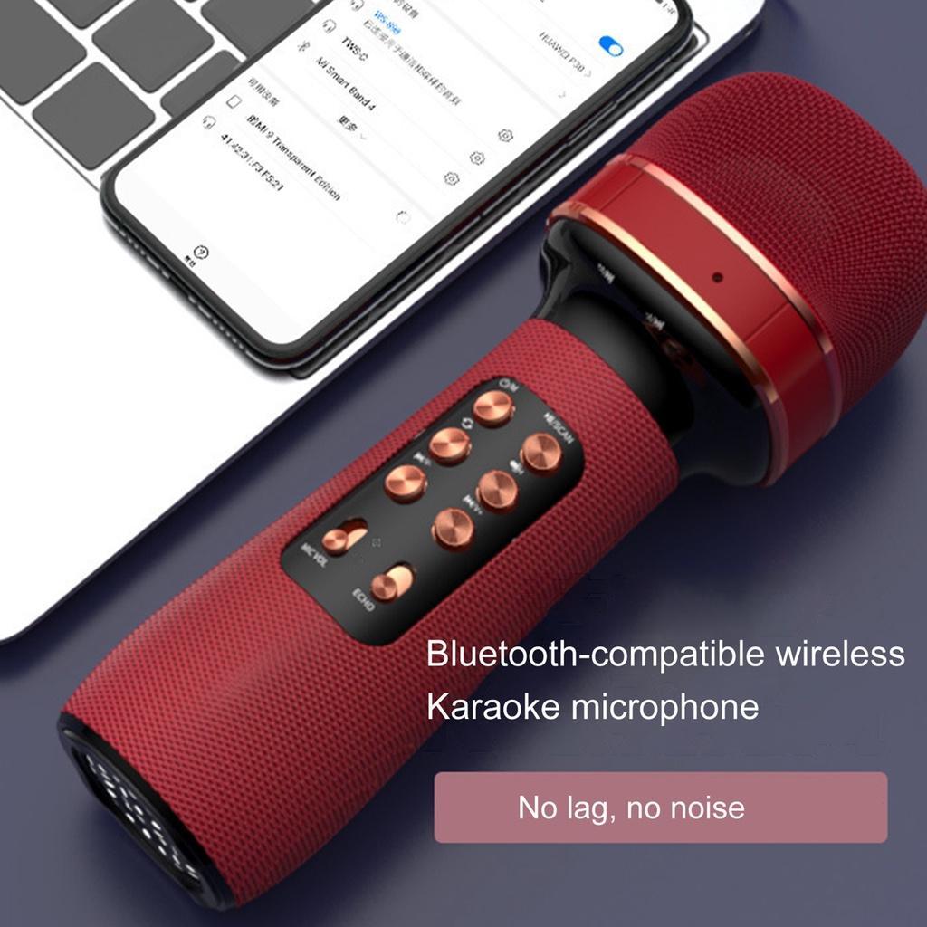 Micro không dây kết nối Bluetooth 5.0 HiFi WS-898 cho Karaoke
