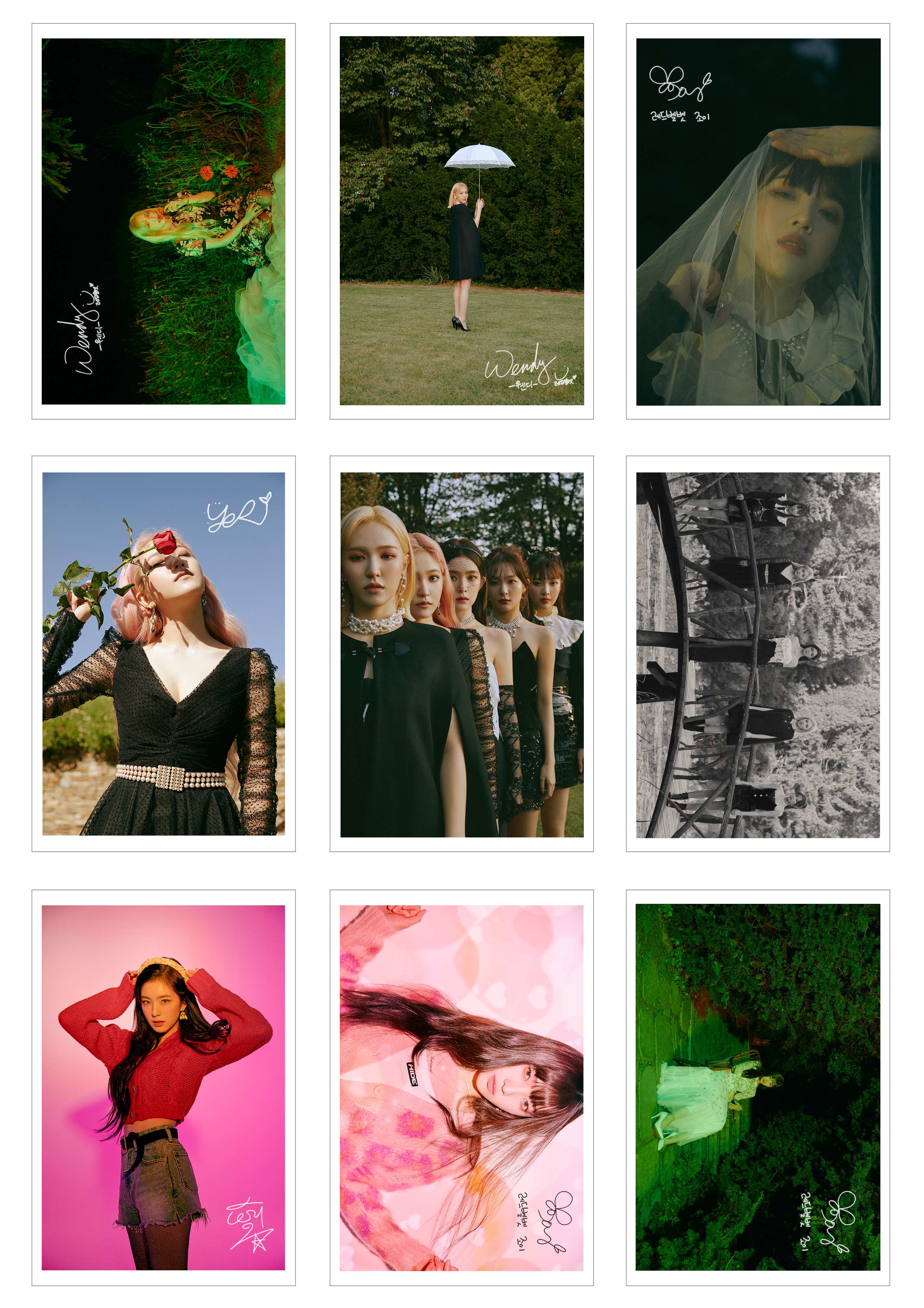 Lomo Card Ảnh RED VELVET - THE REVE FINALE - Psycho ( 54 ảnh