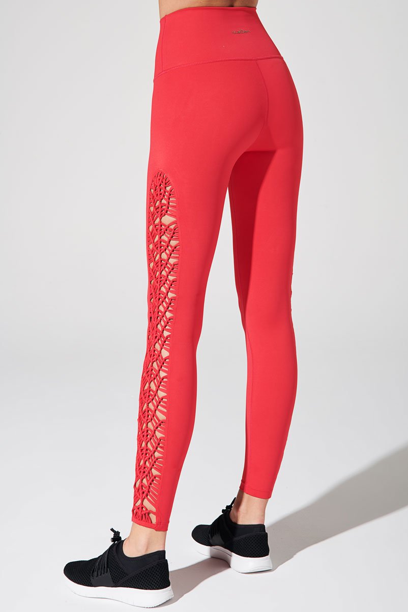 Quần Tập Thể thao Gym Yoga J'aisama Hand-Knotted Legging Amaranth