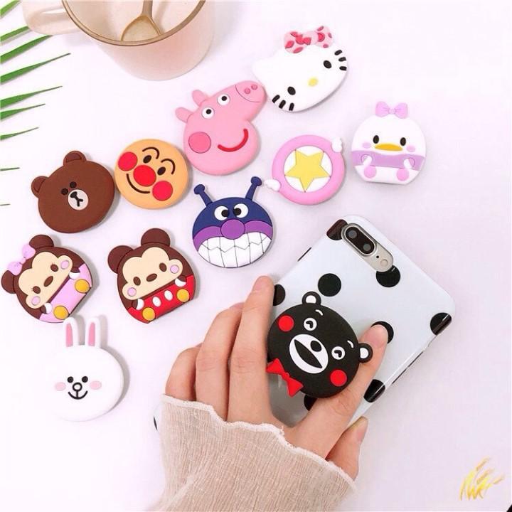 Giá Đỡ Điện Thoại Popsocket Silicon Lồng Ngón TayFREE SHIP LOẠI ĐẸP - MẪU NGẪU NHIÊN