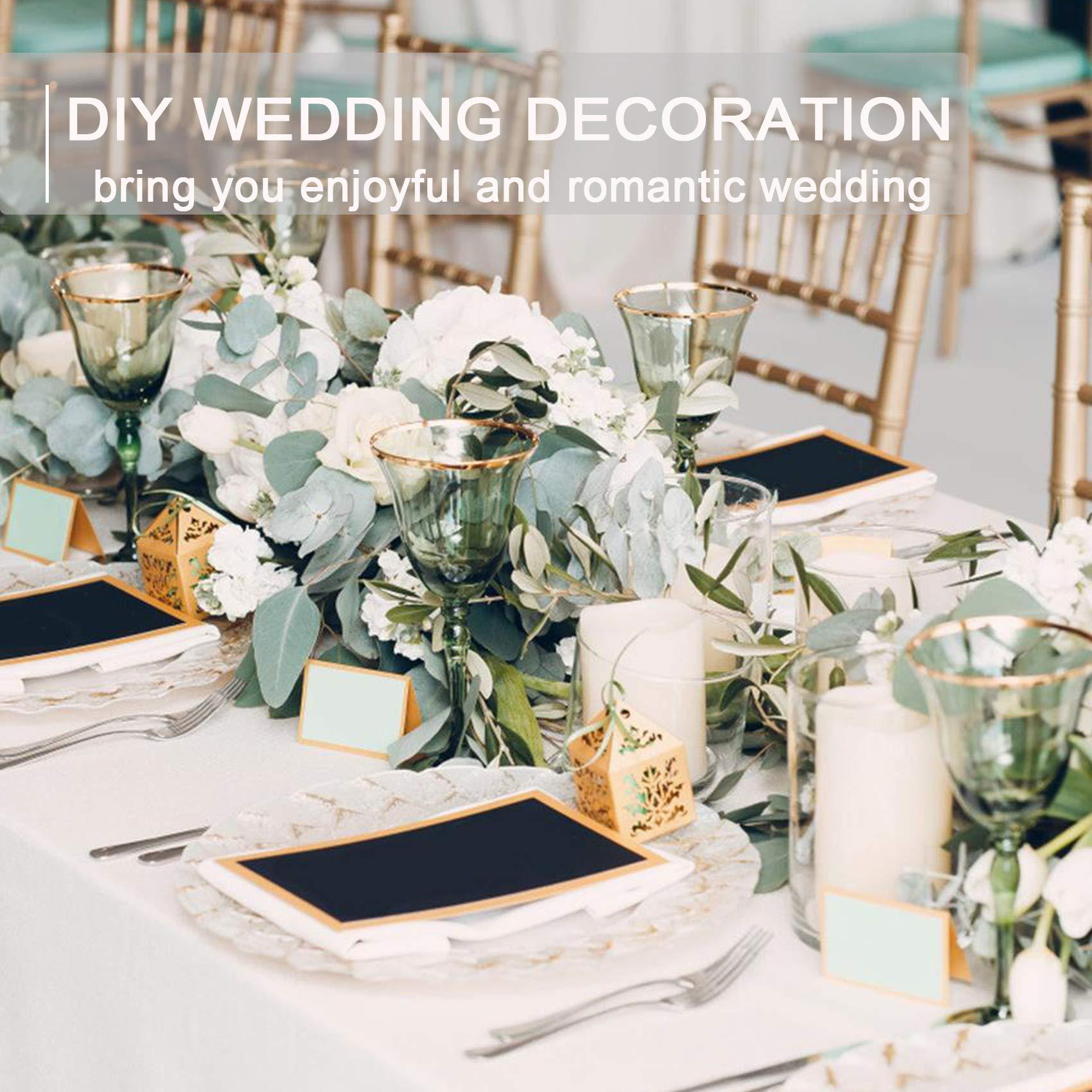 Cành cây bạch đàn nhân tạo 12 mảnh mô phỏng thực vật nhân tạo Eucalyptus để lại cây bạch đàn bạc cho bữa tiệc, đám cưới, vườn, cửa sổ, tại nhà, văn phòng, trang trí