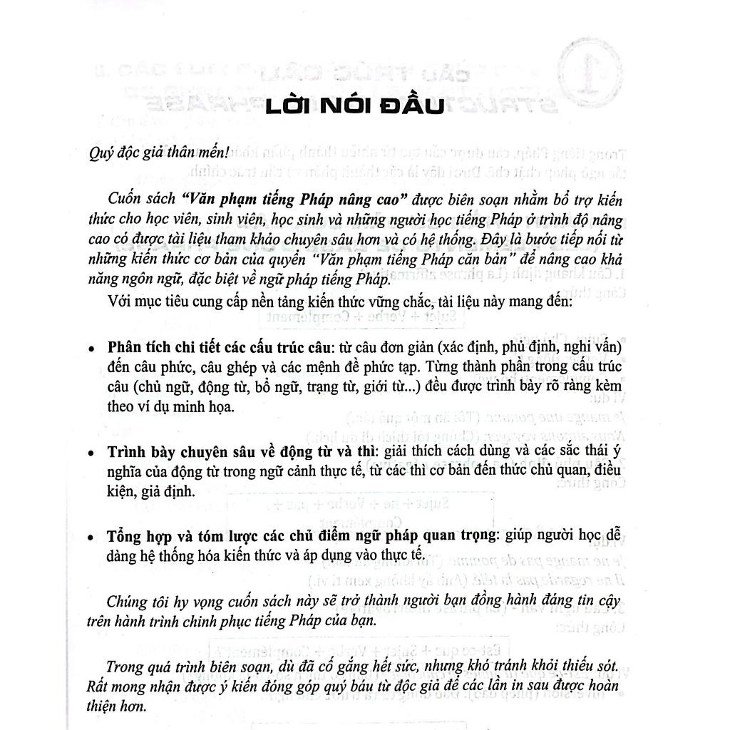 Văn phạm Tiếng Pháp nâng cao (HA)