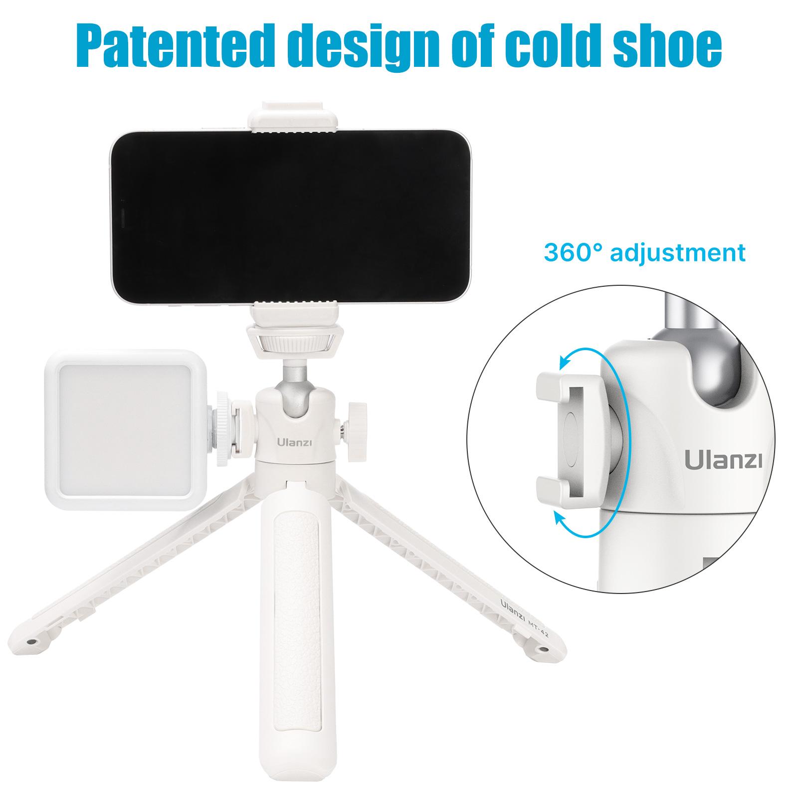 Ulanzi MT-16 Mở rộng chân máy với giày lạnh cho micro LED nhẹ điện thoại thông minh máy ảnh máy ảnh máy ảnh Vlog cho Sony Canon Color: Black Kit
