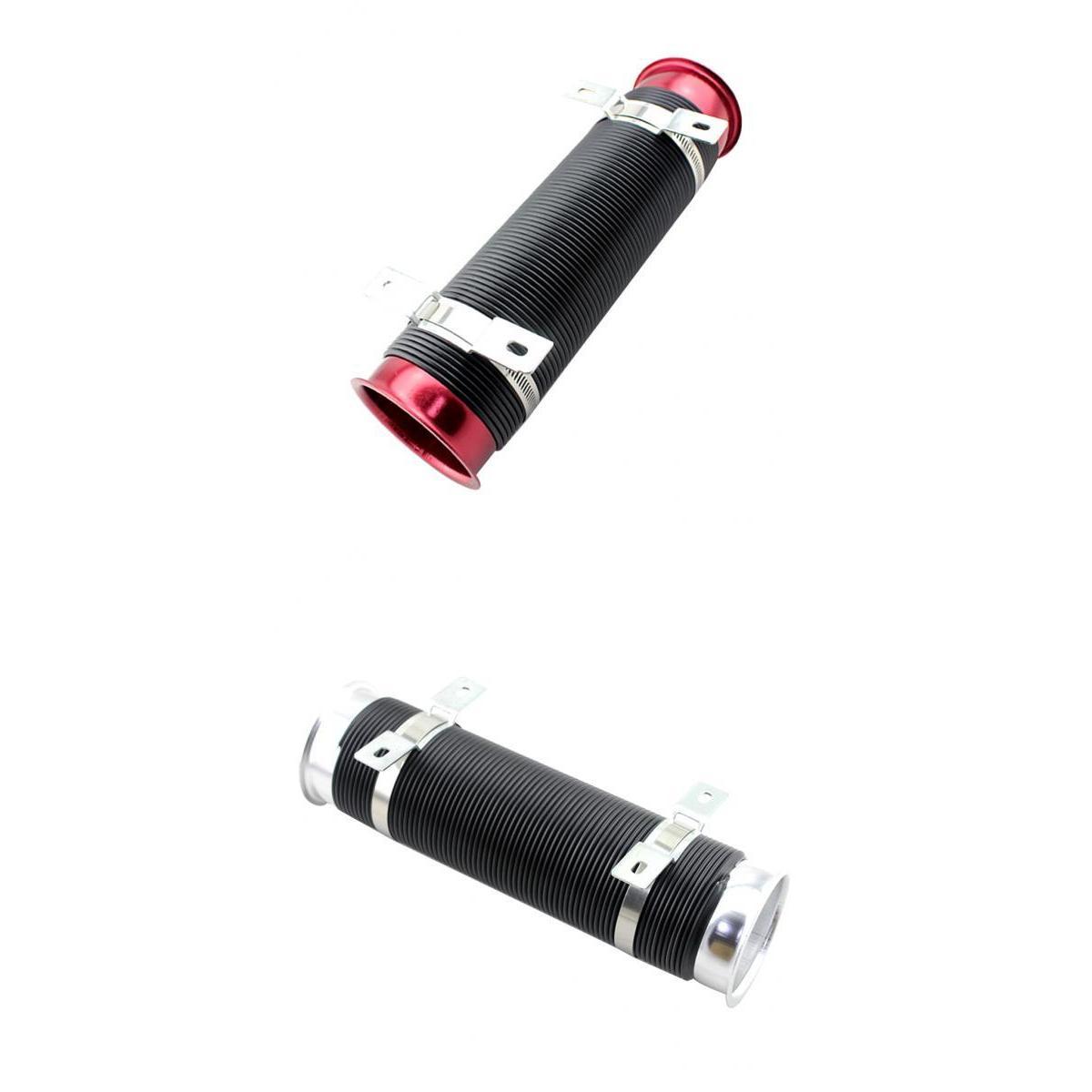 2pcs Universal Cold Air Intake Pipe Intake Hose Pipe Inlet