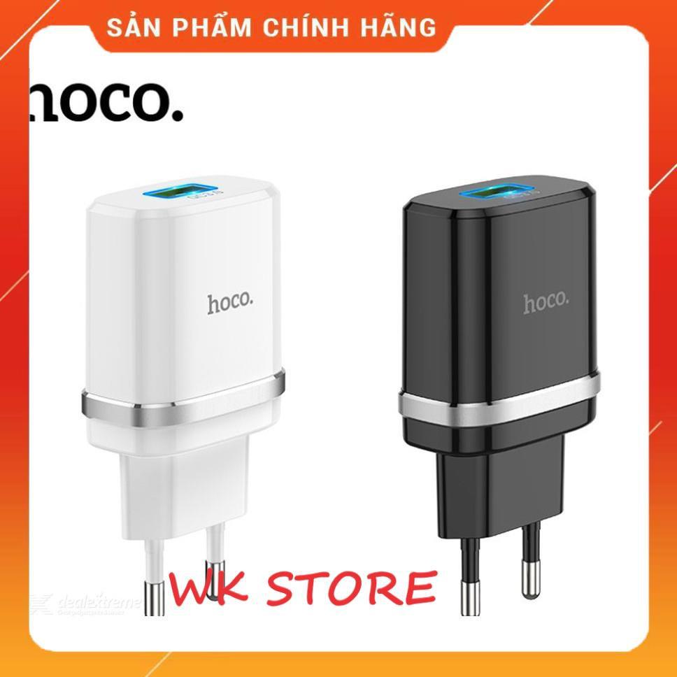 Bộ sạc nhanh HOCO C12Q 3.0 18W type C,Micro (Bao gồm cốc sạc + cáp) - hàng chính hãng