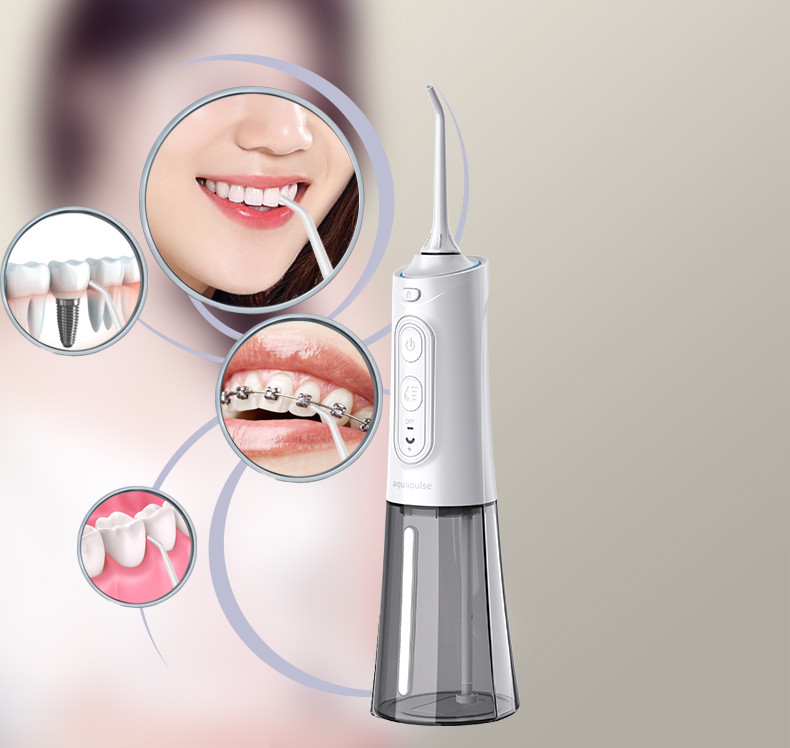 Máy tăm nước cầm tay không dây Aquapulse A600 Oral Irrigator DIY mode 250ml