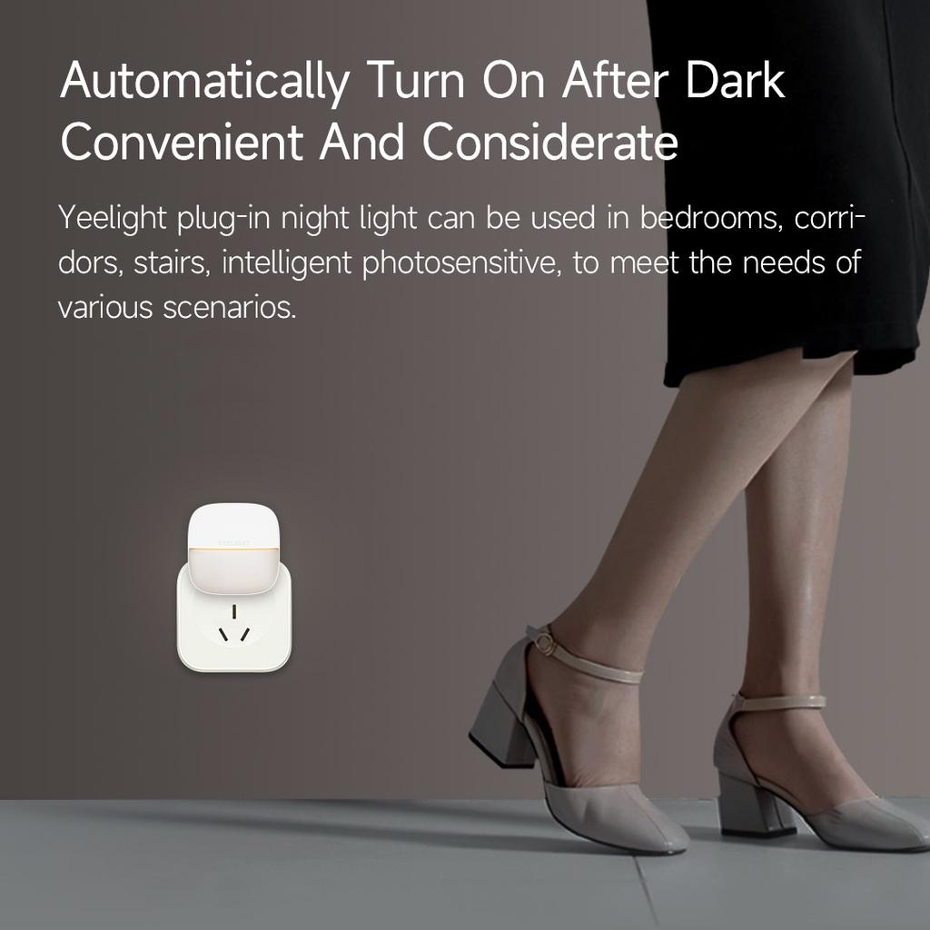 Đèn Ngủ Cảm Biến Ánh Sáng Yeelight Tiết Kiệm Năng Lượng Thích Hợp Cho Phòng Ngủ Bé