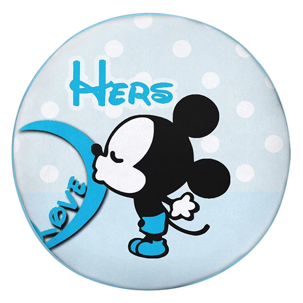 Gối Ôm Tròn Mickey Hôn GOCP052