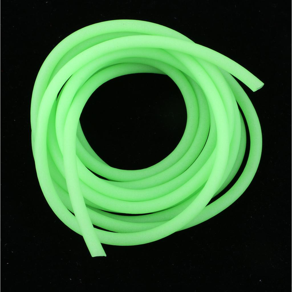 2m Silicone Luminous Carp Fishing Rig Tubes DIY Tackle Rig Sleeve A