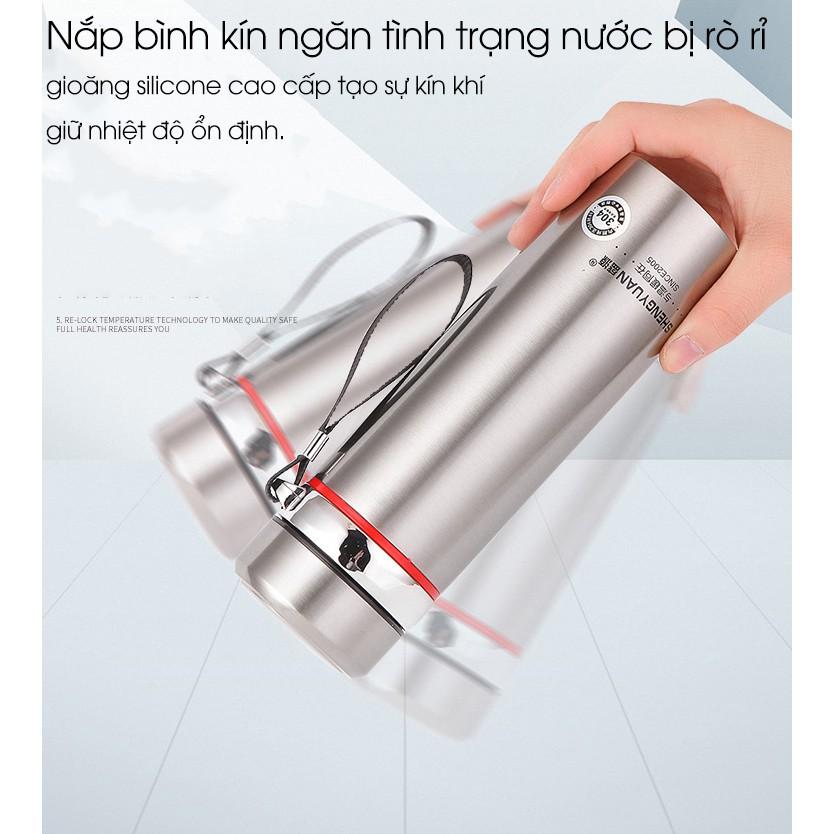 Bình Giữ Nhiệt Nóng, Lạnh Inox 1000ml 2 Lớp, Có Tấm Lọc, Giữ Nhiệt Lên Đến 8 Tiếng -N2