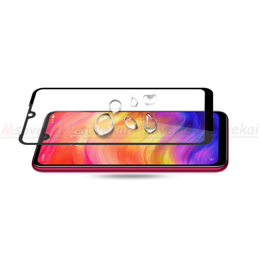 Kính Cường Lực  Dành Cho Điện Thoại Xiaomi Redmi Note 7/ Note 7 Pro Full MànFull Keo 9D - Miếng Dán Màn HÌnh Cao Cấp - Màu Đen