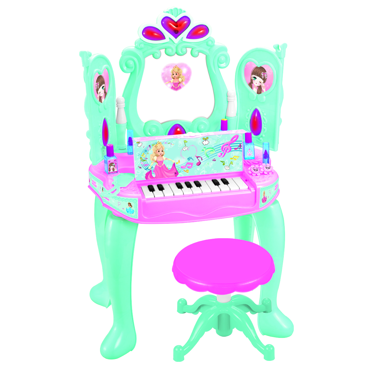 Hình ảnh Đồ Chơi Bộ Bàn Trang Điểm Kèm Piano Sweet Heart SH0092