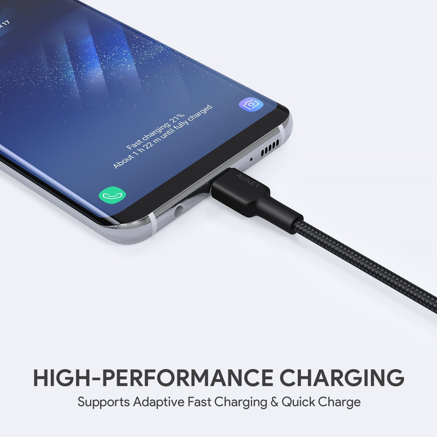 CÁP USB TYPE-C AUKEY CB-CD30 - HÀNG CHÍNH HÃNG