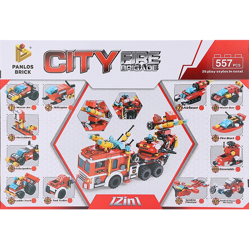 Bộ lắp ráp mô hình xe cứu hỏa - Panlos 633009