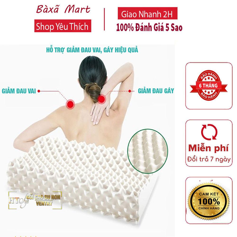 Gối Cao Su Non Ventry Giảm Đau Mỏi Vai Gáy,Giúp Giấc Ngủ Sâu Hơn Phù Hợp Mọi Lứa Tuổi