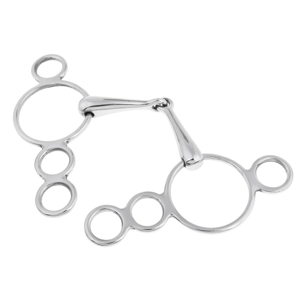 English Horse Riding Equestrian Gag Bit 135mm Horse Tack