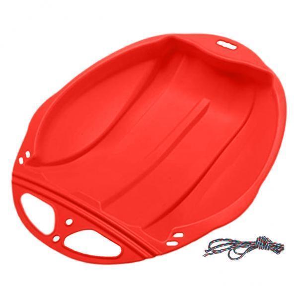 2x Heavy Duty Snow Sled - Winter Snow Sledge Toboggan Winter Toy for Kids And Adults