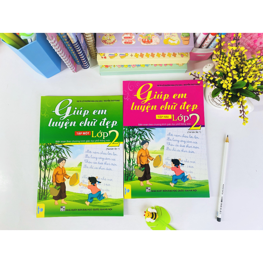 Sách - Combo 2 cuốn Giúp Em Luyện Chữ Đẹp Lớp 2 - Biên soạn theo CT GDPT mới - ndbooks