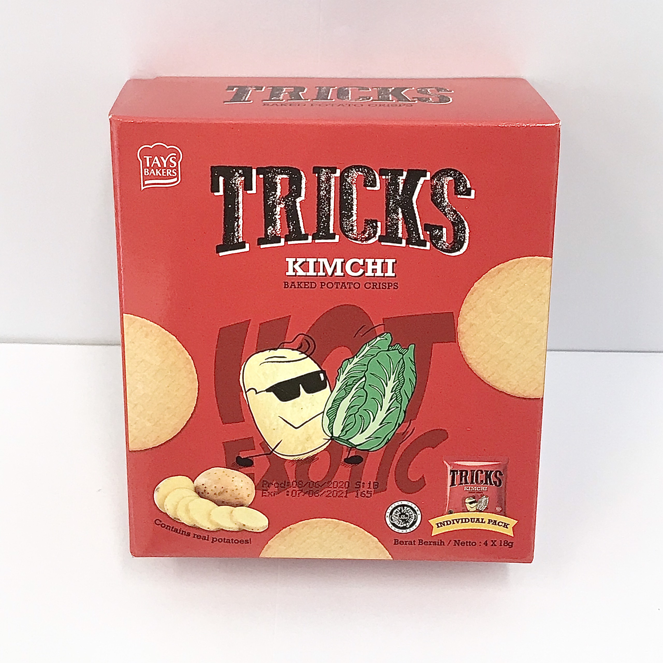 Combo 3 Hộp Bánh Crackers Khoai Tây Nướng Tricks 3 Vị
