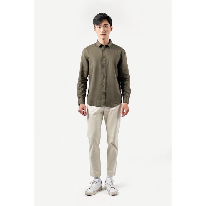 Áo sơ mi nam tay dài vải LINEN 3 màu 10S21SHL031CR1 | LASTORE MENSWEAR