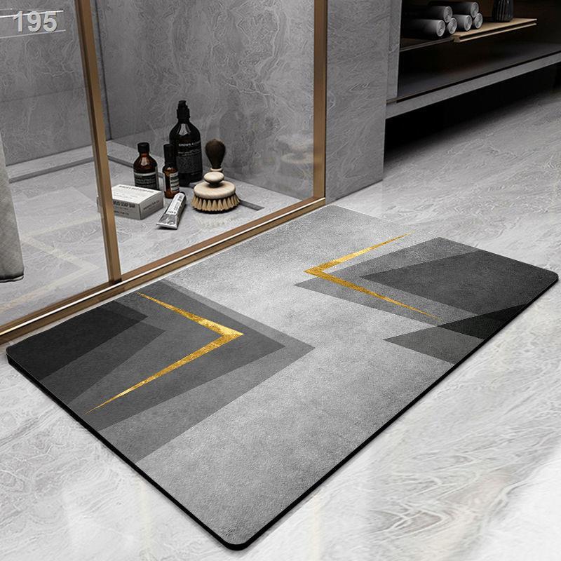 Diatom bùn nhà vệ sinh thấm thảm sàn cửa tắm khô nhanh chống trượt đất diatomaceous