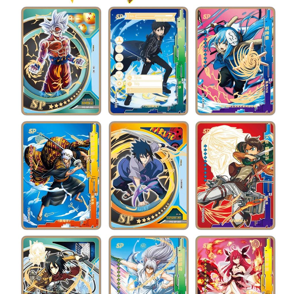 (FULL BOX M40) Hộp ảnh thẻ SHOUNEN ANIME BOY HUSBANDO chibi gacha card nhân phẩm naruto one piece jojo sao kimetsu